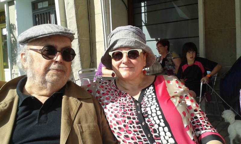 Feria del Libro Tarazona 2014. Pilar Aguarón y Fernando Aínsa