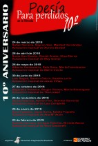 10º aniversario POESIA PARA PERDIDOS